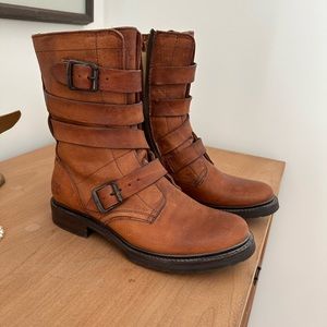 Frye Boots Brown Leather